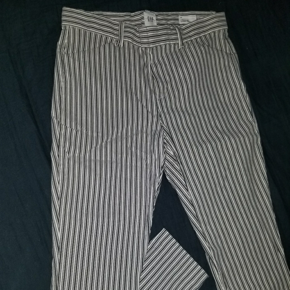 Gap Pinstrip Skinny Slacks